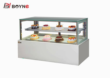 Bench Top Cake Display Fridge Marble Glass 2~10 Temperature R134A Refrigerant