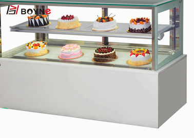 Bench Top Cake Display Fridge Marble Glass 2~10 Temperature R134A Refrigerant