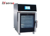 Commercial Electric Touch Sreen  Steam Combi Oven High Efficiency 4 Deck Table Top CE Certification