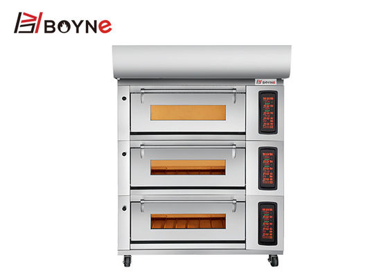 16.65kw Commercial Bakery Kitchen Equipment Electric Oven Six Trays