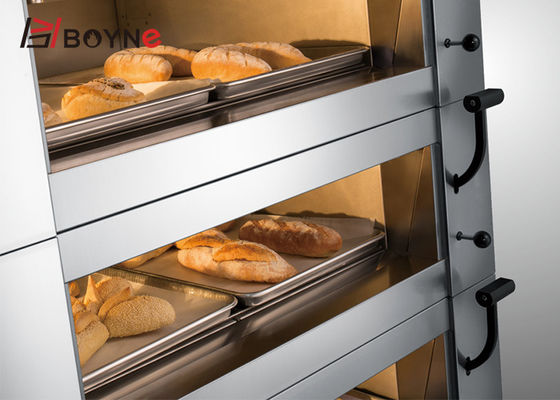 16.65kw Commercial Bakery Kitchen Equipment Electric Oven Six Trays